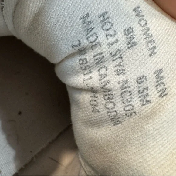 MadeWell Kick Off Sneakers in Leather & Spot Dot Calf Hair W8 - Picture 2 of 12